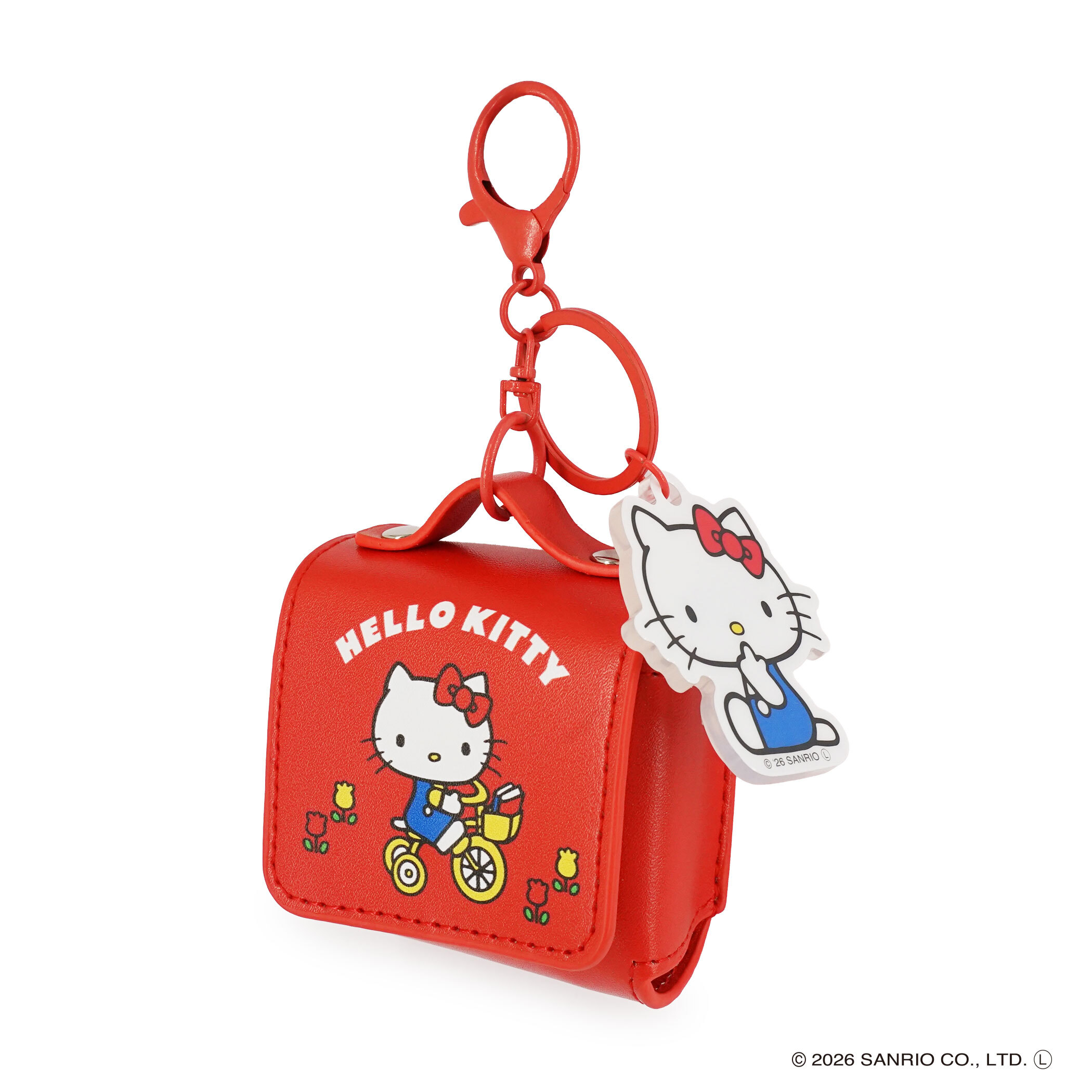 日本 Sanrio Hello Kitty 復古系列 多功能收納包掛飾