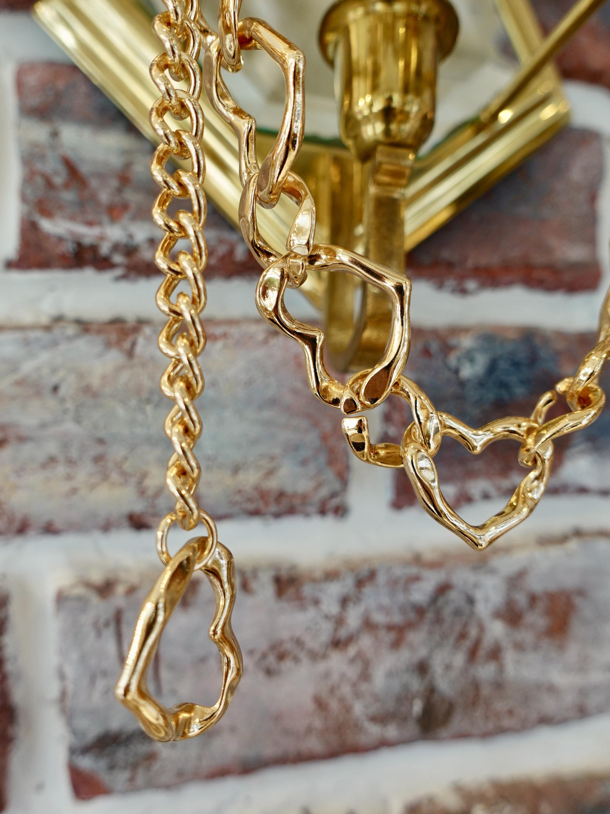 Lux Gold 金色愛心細腰鍊