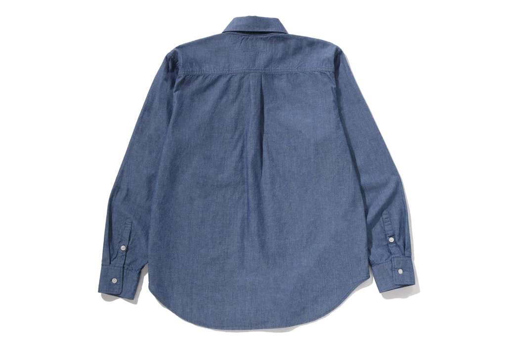 【BAPE男生】0509發售 ONE POINT CHAMBRAY SHIRT