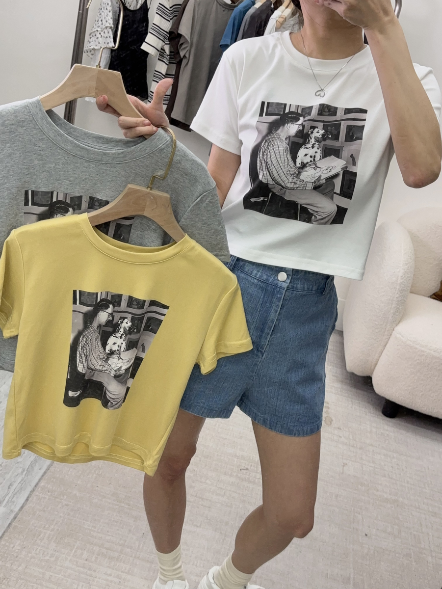 A1|現+預|斑點狗狗圖上衣