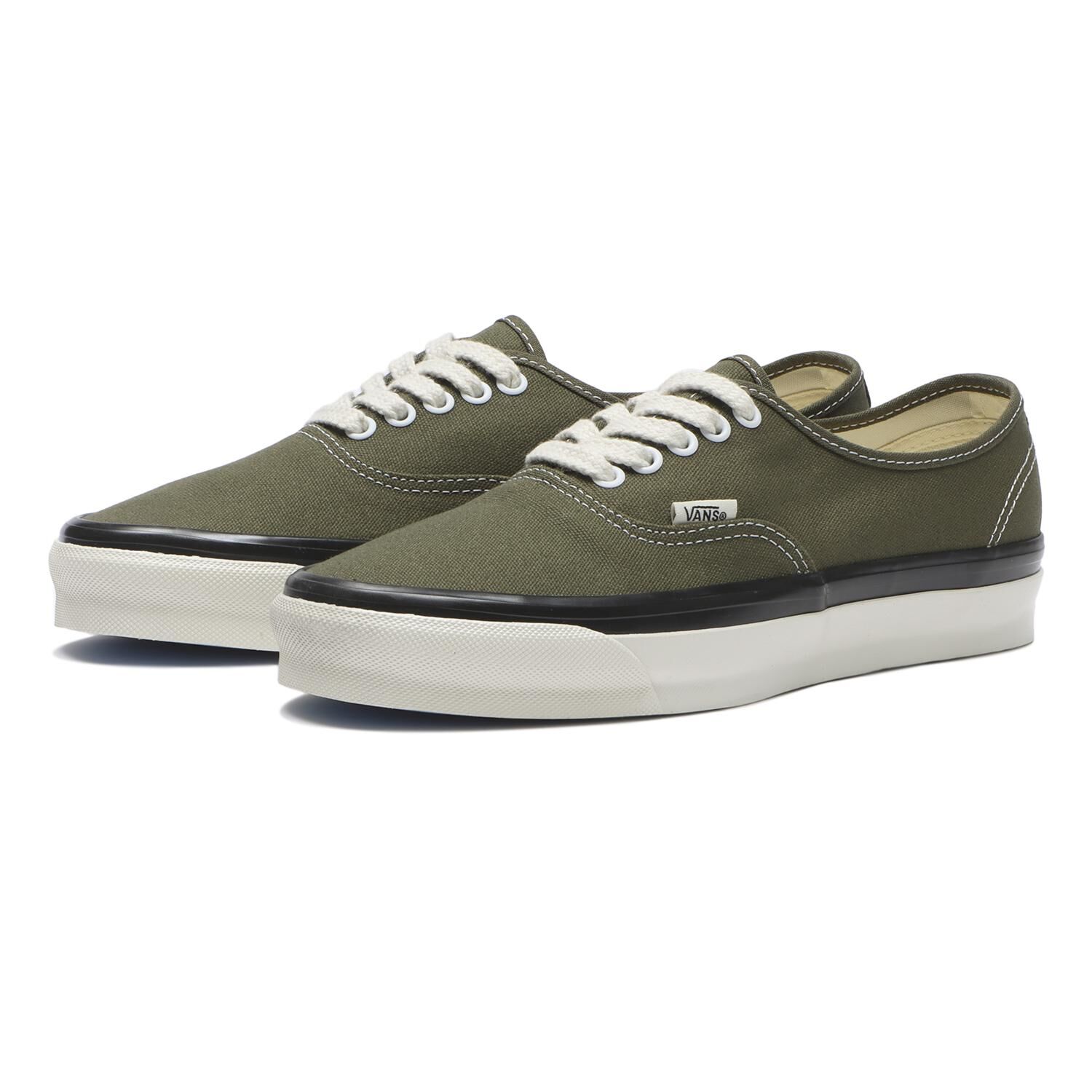 Vans Premium Authentic 44 Deck 日本限定 橄欖綠 粗鞋帶 帆布鞋 VN000EFZOLV