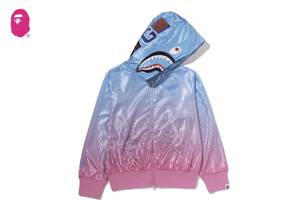 【BAPE女生】0509發售DIP DYE SHARK FULL ZIP HOODIE