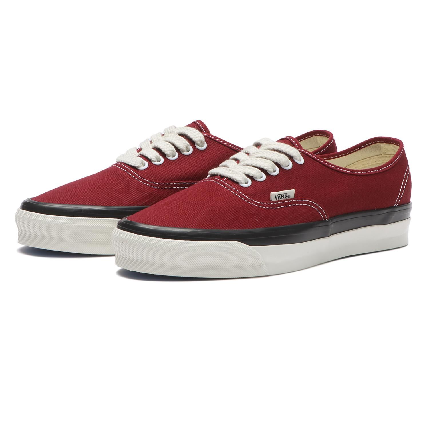Vans Premium Authentic 44 Deck 日本限定 紅色 粗鞋帶 帆布鞋 VN000EFZBRD