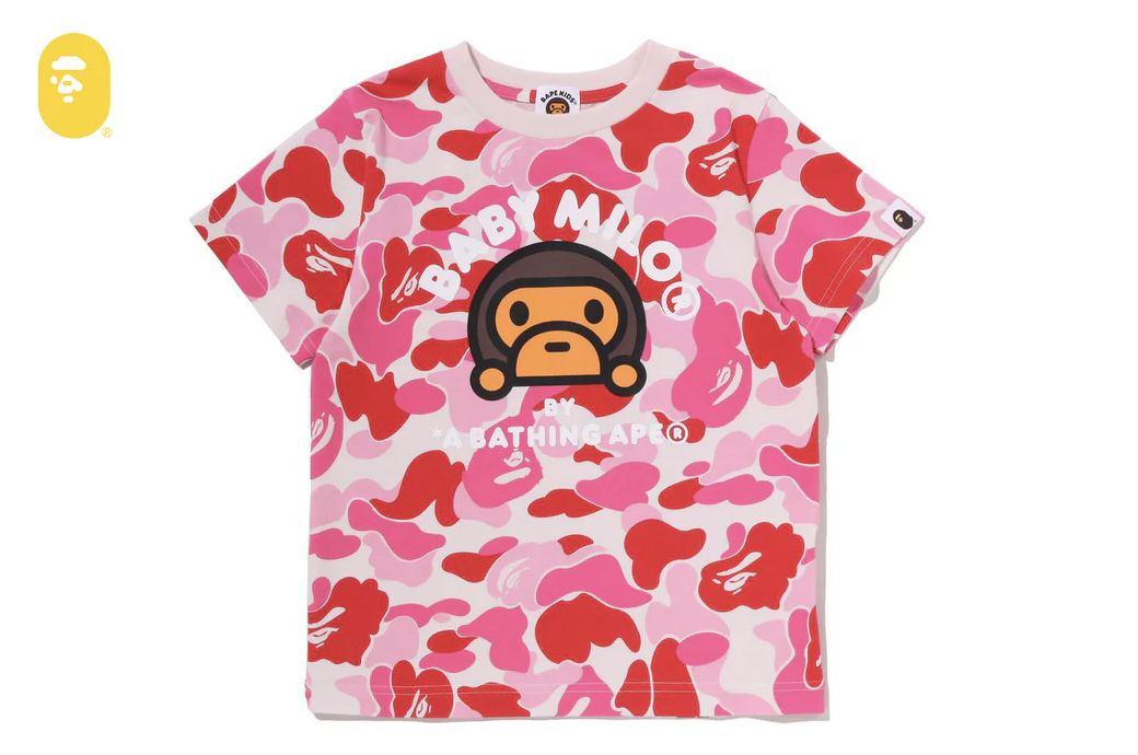 【BAPE童裝】0509發售ABC CAMO BABY MILO TEE