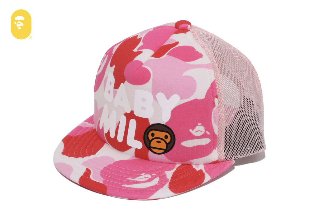 【BAPE兒童配件】0509發售ABC CAMO BABY MILO MESH CAP