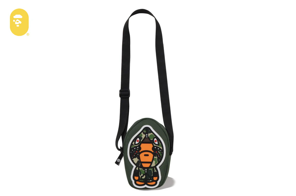 【BAPE兒童配件】0509發售ABC CAMO MILO SHARK SHOULDER BAG