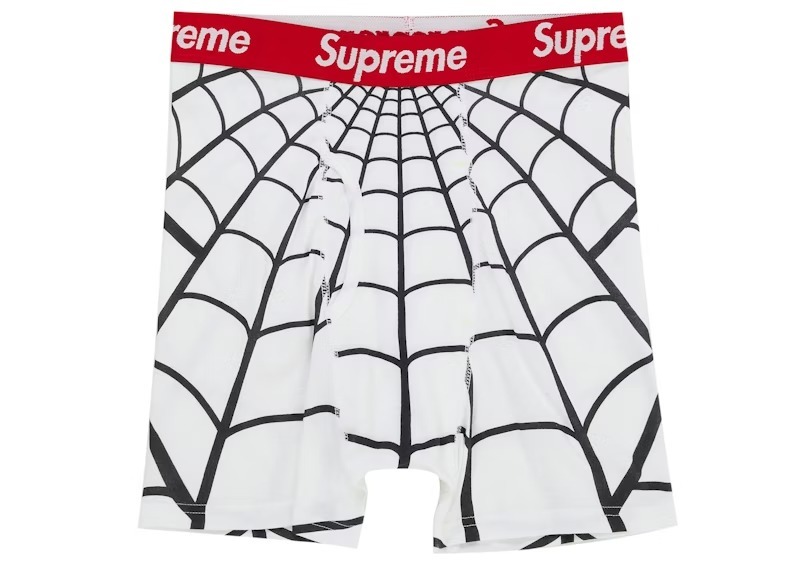 2026SS Supreme Hanes Spider-Man Boxer Briefs (2 Pack) 聯名 蜘蛛人 純棉 四角內褲 兩件一包 SS26A66