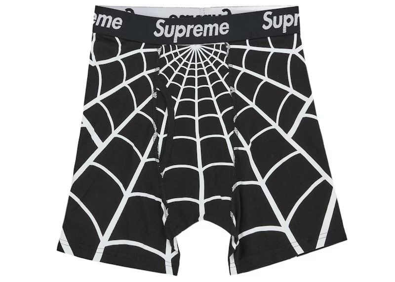 2026SS Supreme Hanes Spider-Man Boxer Briefs (2 Pack)