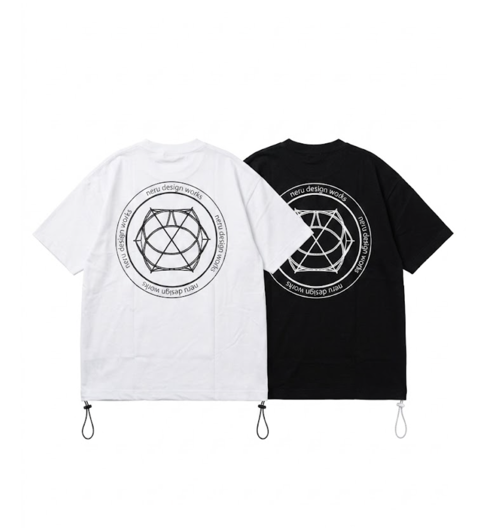 Neru Design｜Draw Code Cave ｜抽繩短袖 T shirt