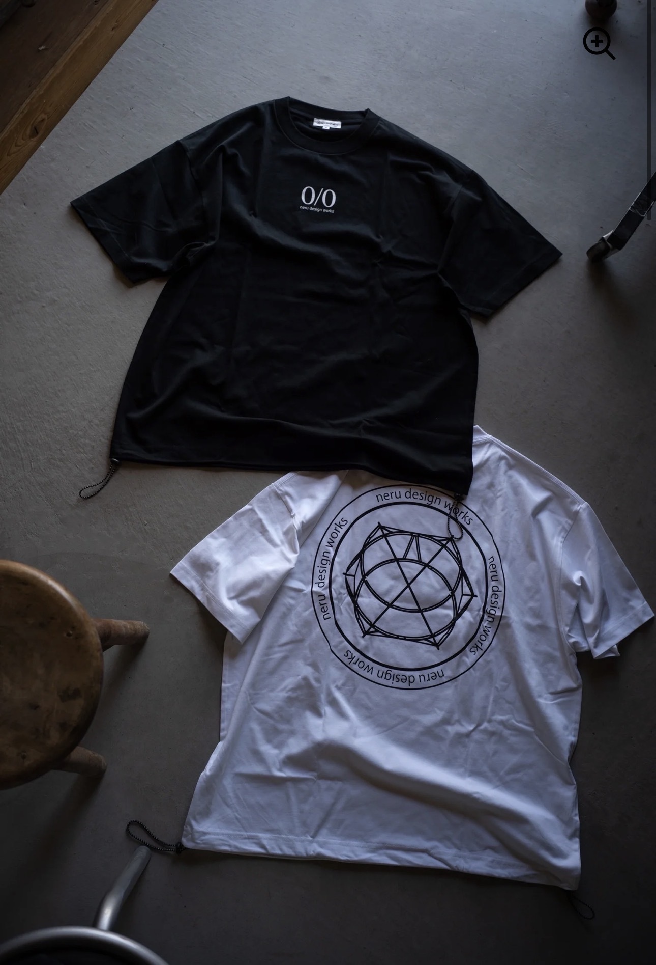 Neru Design｜Draw Code Cave ｜抽繩短袖T shirt