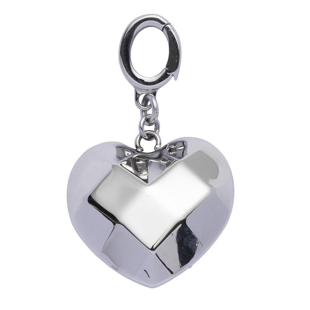 0519CT79-CRISATHENA-COLLECTION-Crisathena Bold Heart Pendant in Silver（ A79)