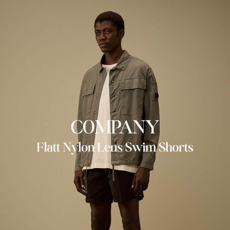 【代購】CP COMPANY Flatt Nylon 鏡片泳褲 機能尼龍短褲
