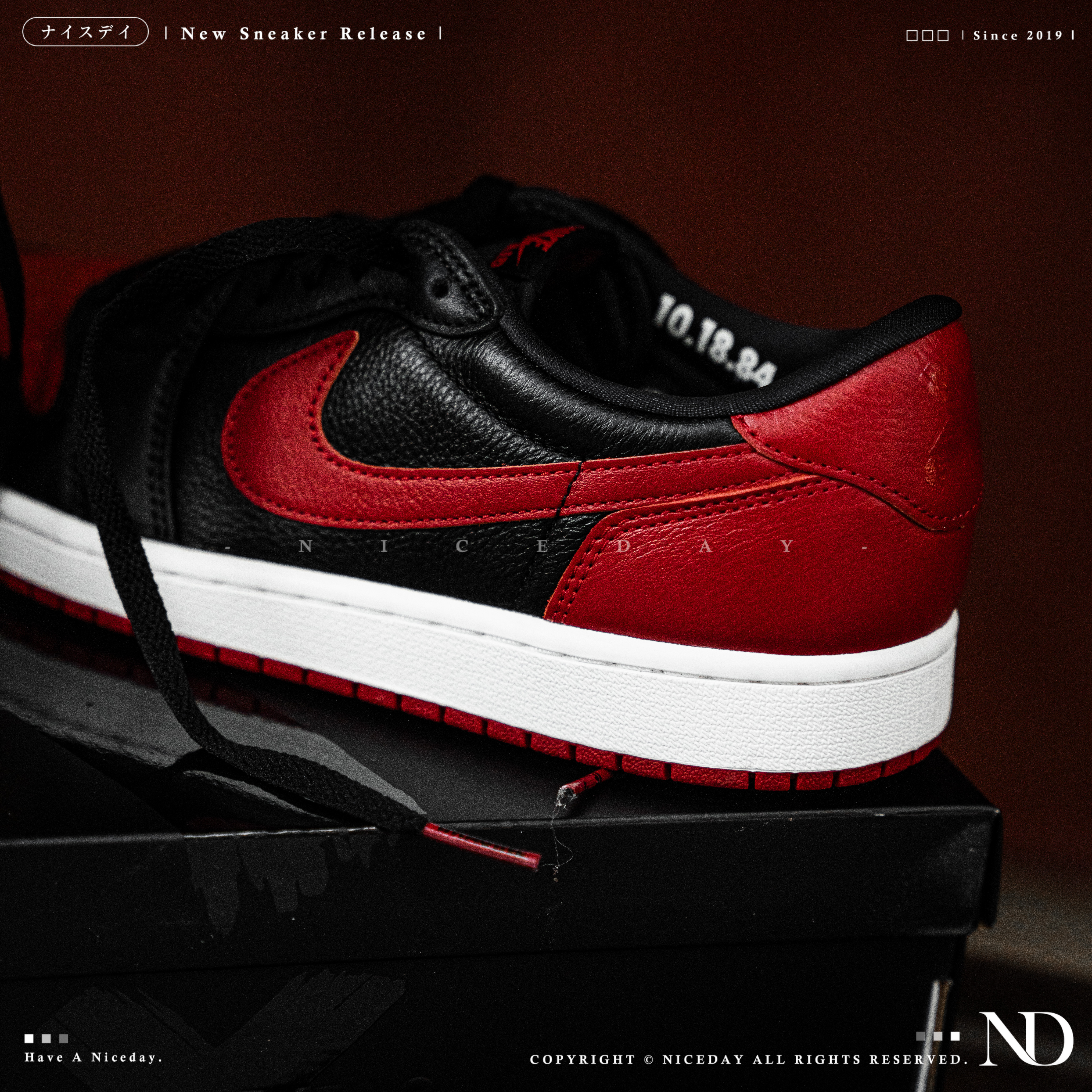 NICEDAY 現貨 Air Jordan 1 Retro OG Banned 黑紅 復刻 經典 IW6276-001