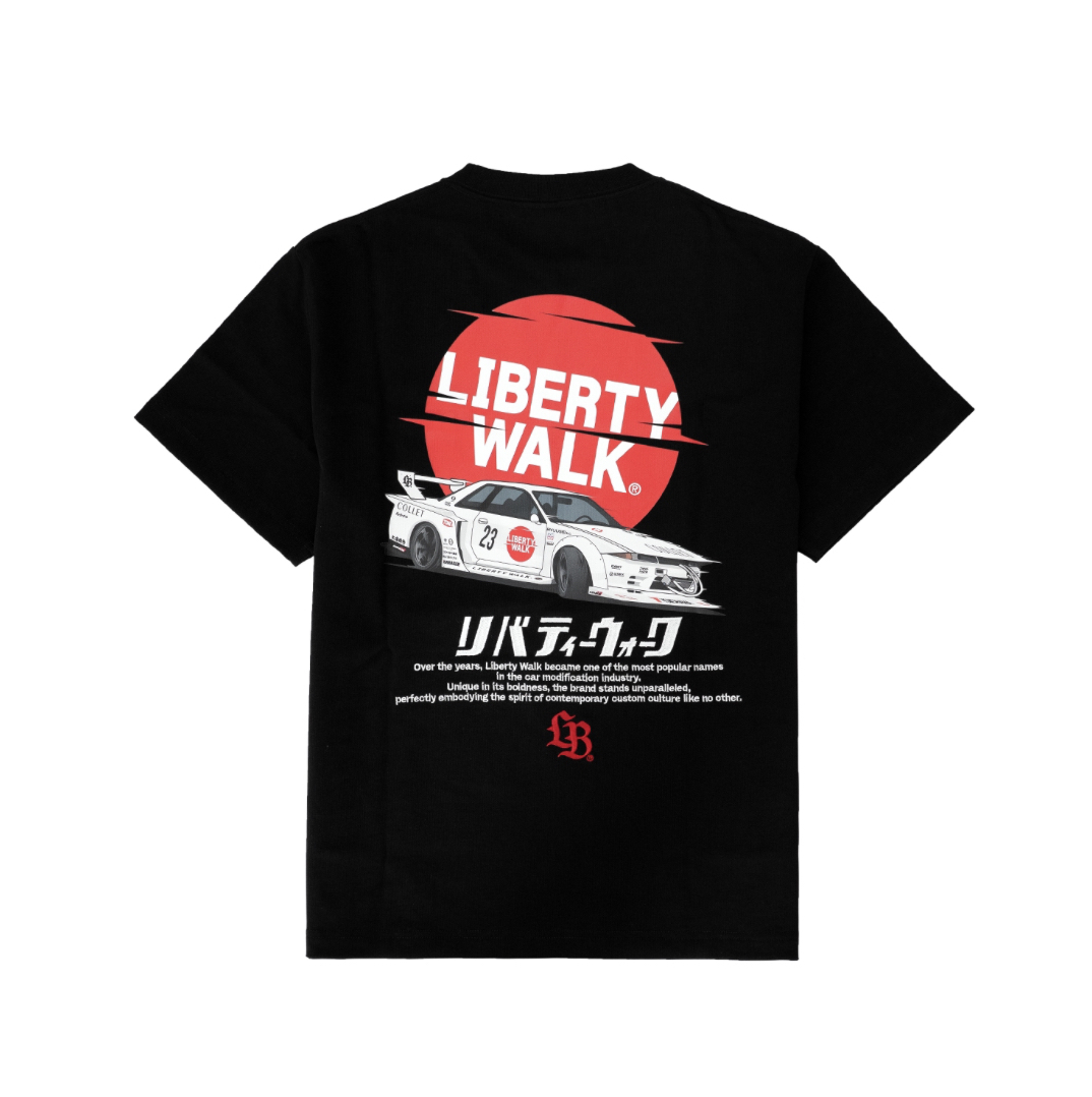 【LIBERTY WALK】0516發售新品LIBERTY WALK Hinomaru R32 Drift Tee