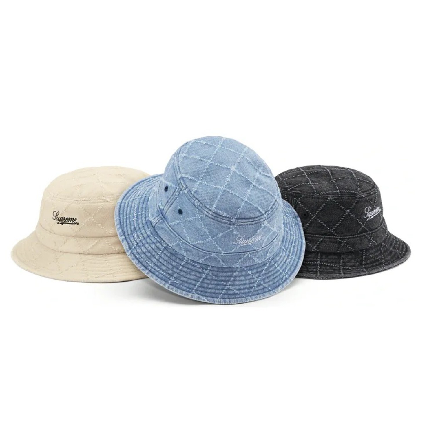 2023AW SUPREME DENIM PUNCH CRUSHER 丹寧 牛仔 漁夫帽 帽子 LOGO 現貨 FW23H106