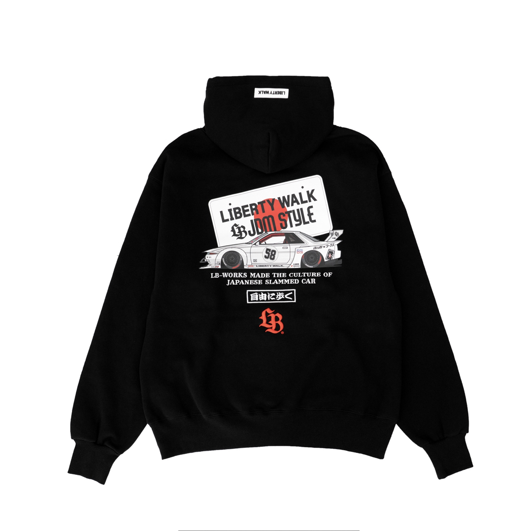 【LIBERTY WALK】0516發售新品LB Number Plate R32 Hoodie
