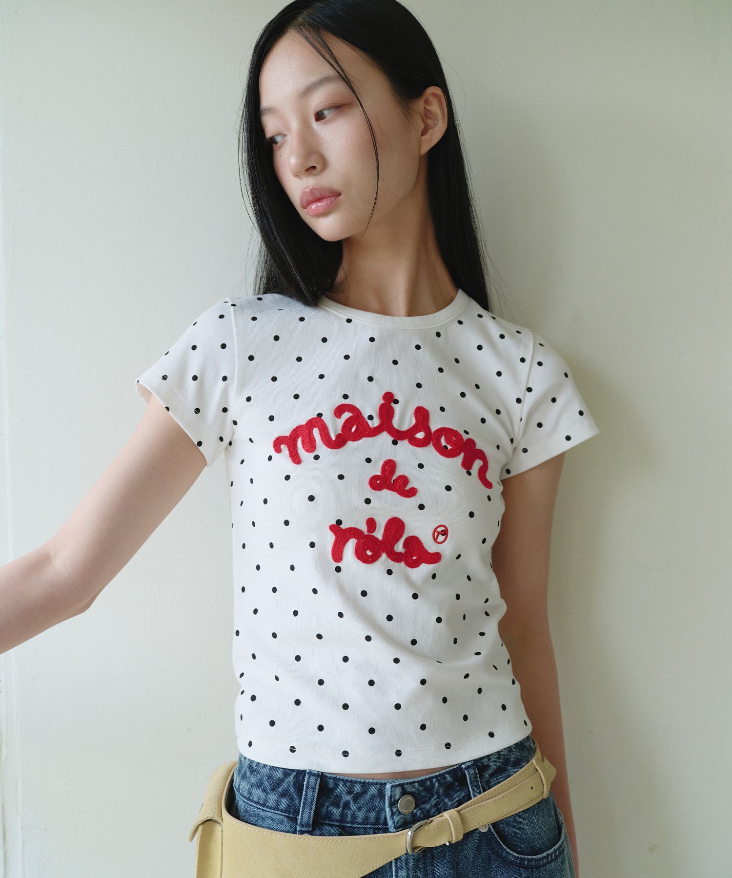 ROLAROLA Maison De Rola 刺繡圓點上衣 5009862668