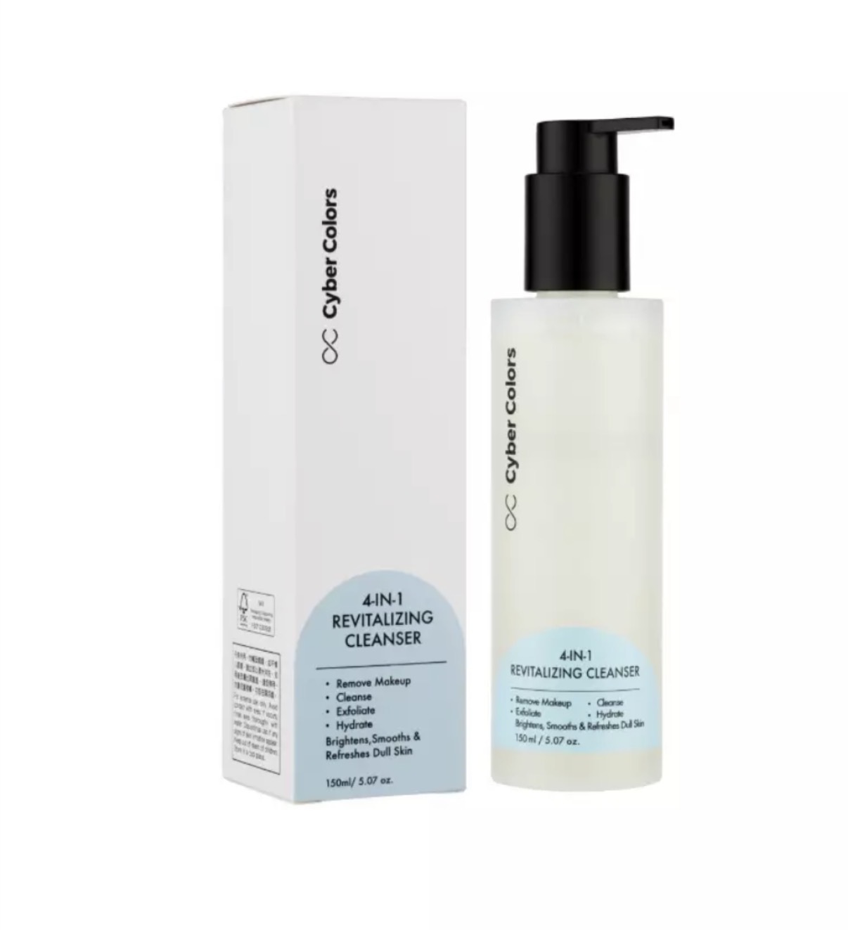 【Sasa專場】 CYBER COLORS 亮澤保濕卸妝潔面凝膠 150ml 4516