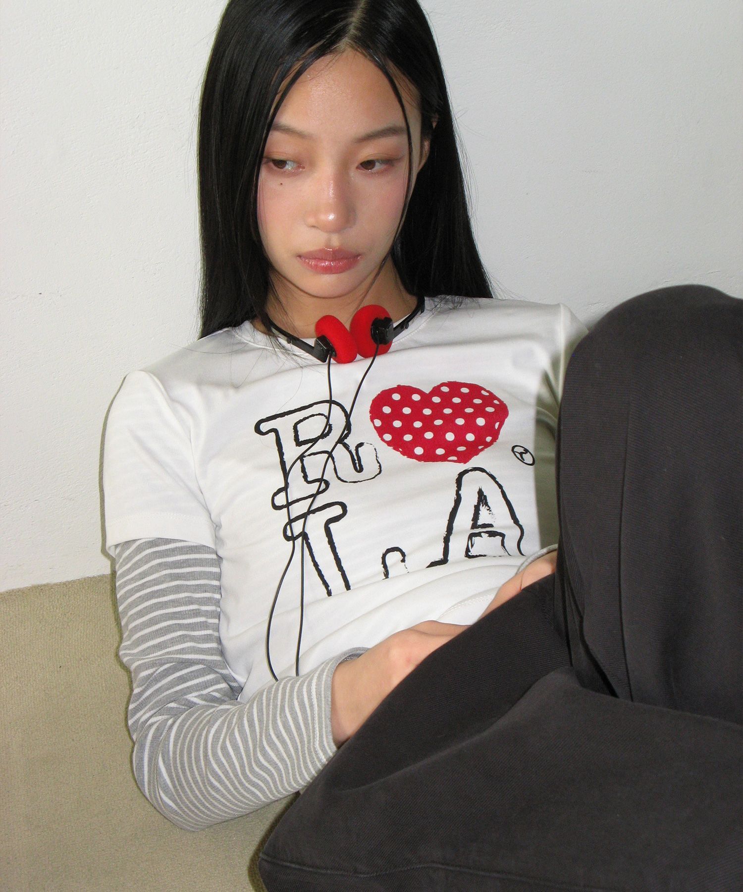 ROLAROLA I Love Rola 印花T恤 5009862678