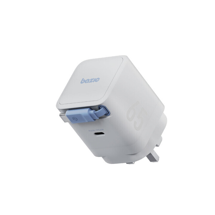 BAZIC GoPort Retrek 65W USB-C 快充插牆式充電器 (連帶70cm伸縮線)