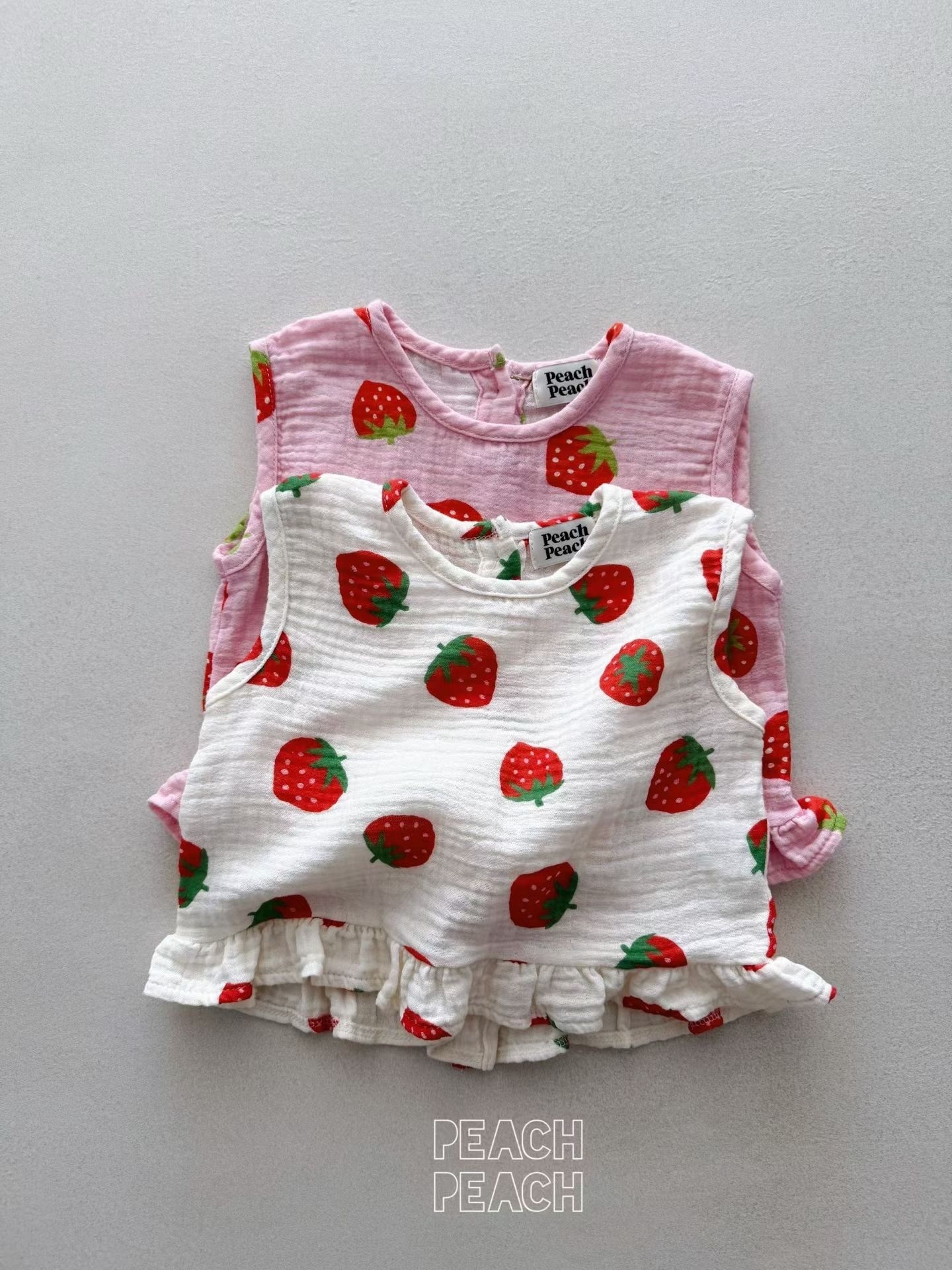 Peach Peach Strawberry Blouse