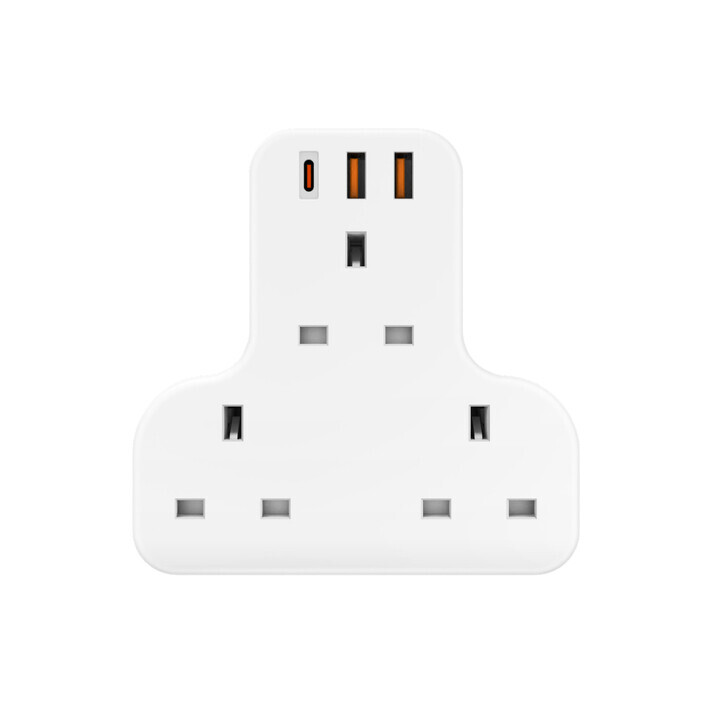 BAZIC GoPort Trio 6-in-1 多功能插座+PD/QC 20W USB 充電器
