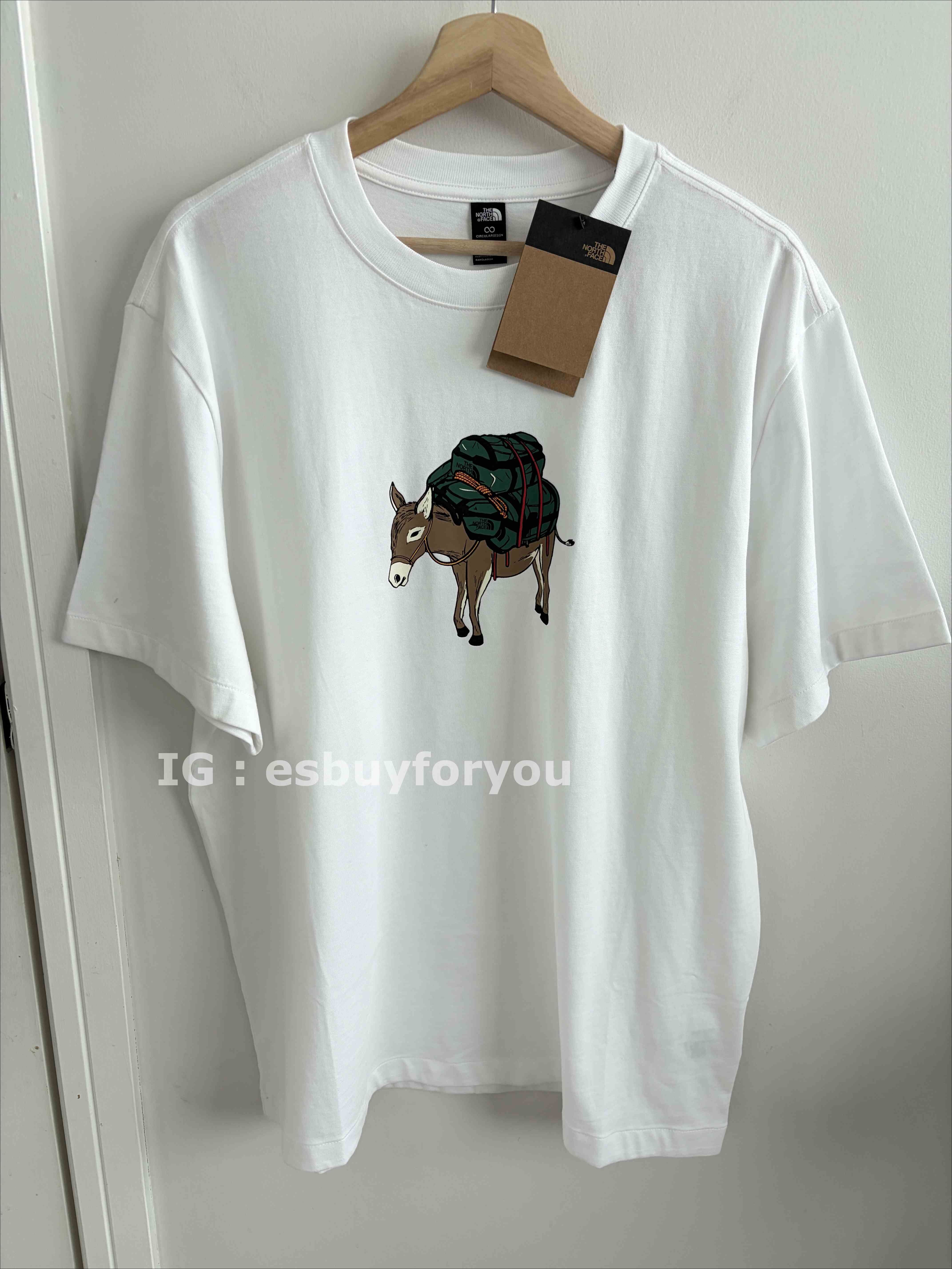 THE NORTH FACE 男款 Donkey圖案 小厚磅 短TEE