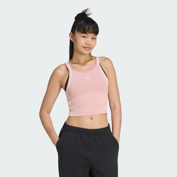 Adidas 愛迪達 Vintage Tank KY8136 女 背心 運動背心 粉紅 亞版 復古
