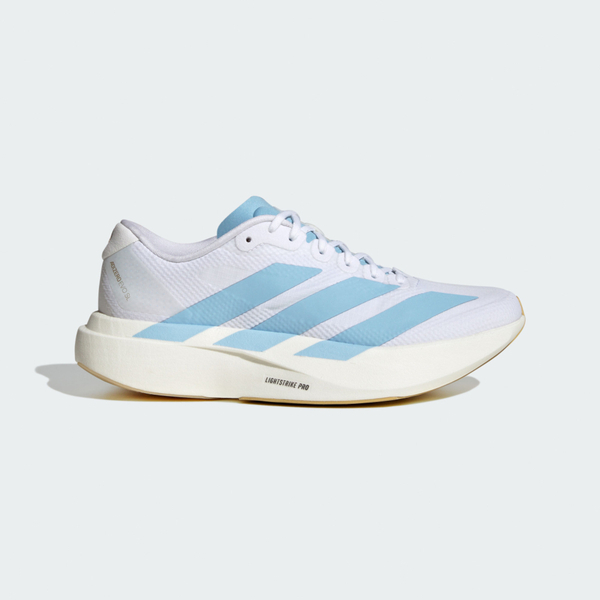 Adidas Adizero Evo SL Woven W JQ4526 女 慢跑鞋 支撐 緩震 競速 白 淺藍