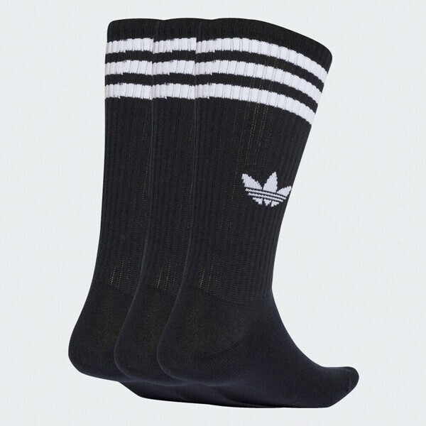 Adidas 愛迪達 3s High Cr S 3p JV7417 中筒襪 黑 3雙入