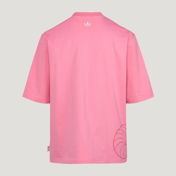 Adidas 愛迪達 U Tee Ss KY6270 男女 T恤 運動上衣 休閒短袖 粉紅 亞版 純棉