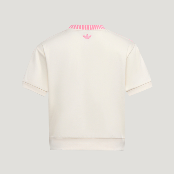 Adidas 愛迪達 W Tee Ss KY8315 女 T恤 運動上衣 休閒短袖 白 亞版 短版