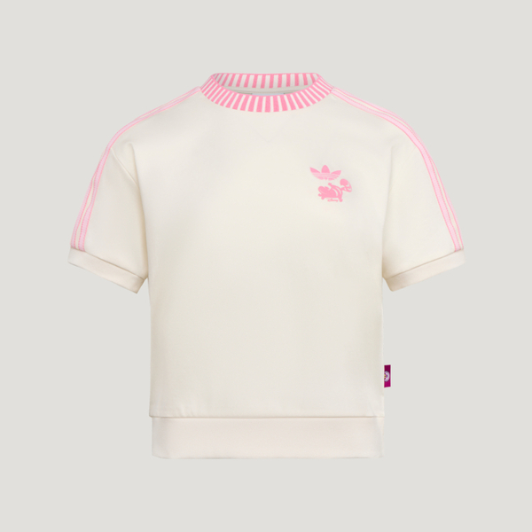Adidas 愛迪達 W Tee Ss KY8315 女 T恤 運動上衣 休閒短袖 白 亞版 短版