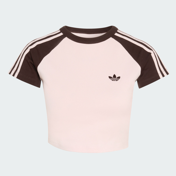 Adidas 愛迪達 Sst Baby Tee KD3796 女 T恤 運動上衣 休閒短袖 粉紅 亞版 短版