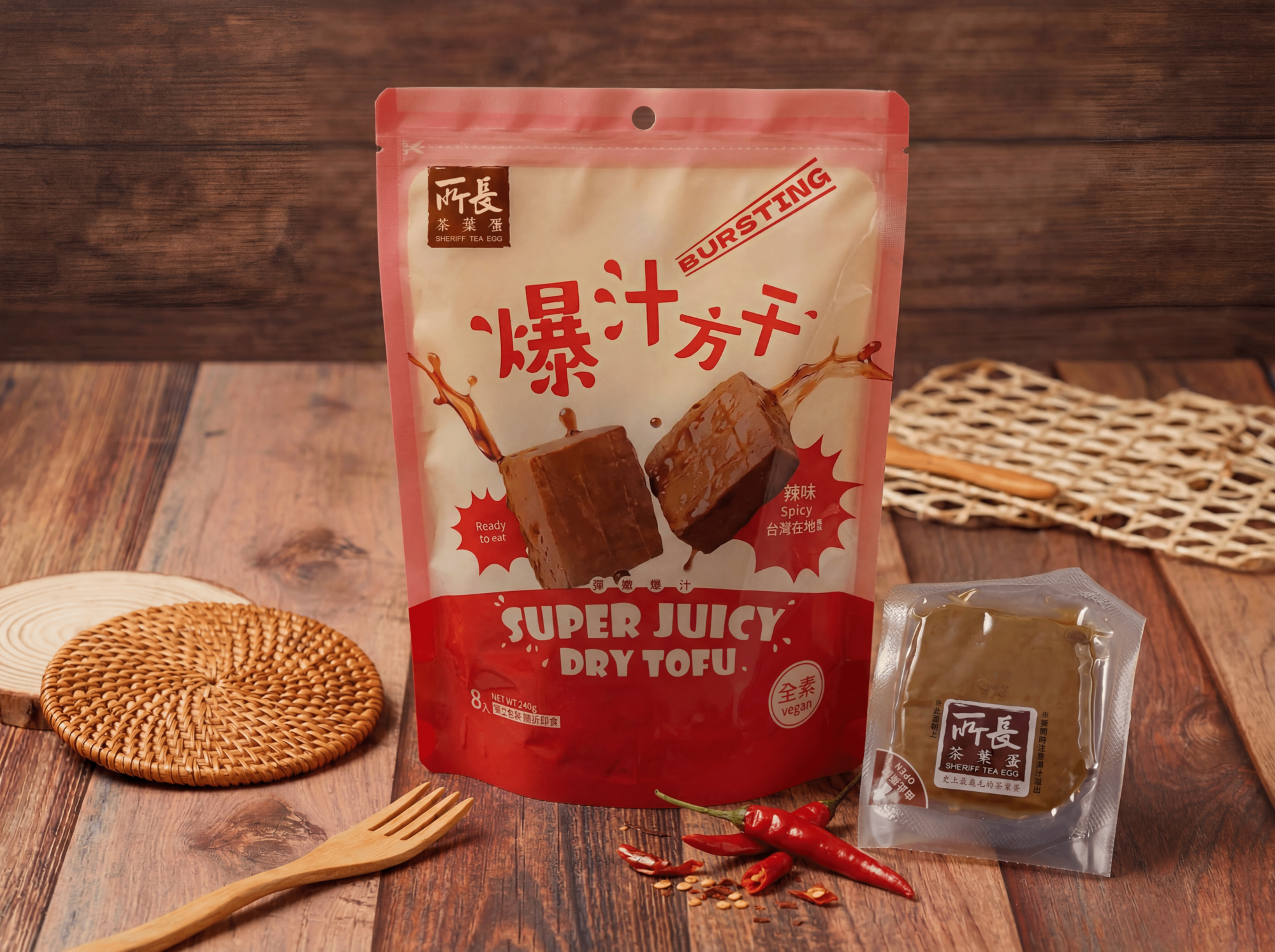 Super Juicy Dry Tofu (Spicy)