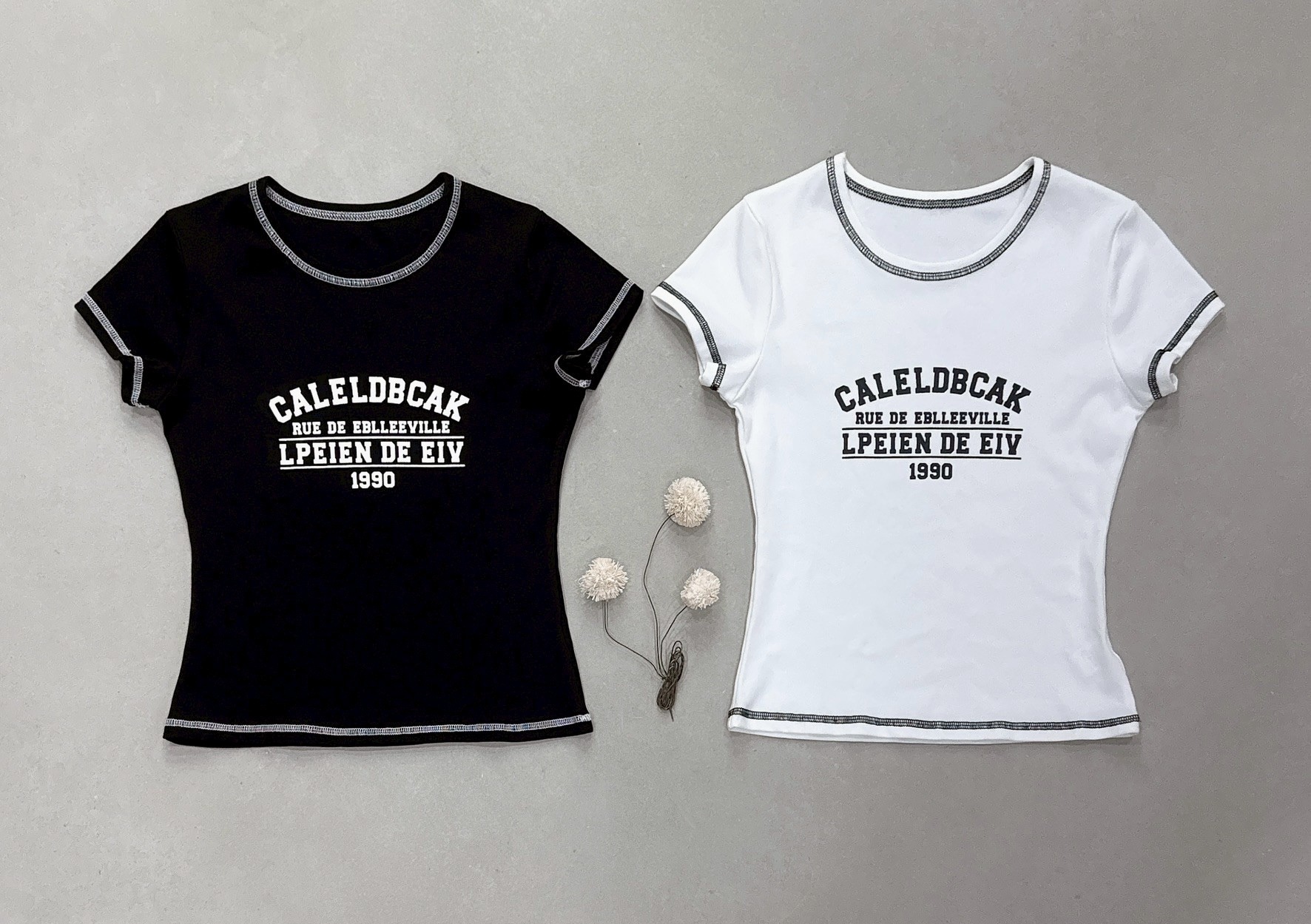 滾邊車線CALELDBCAK棉質衣