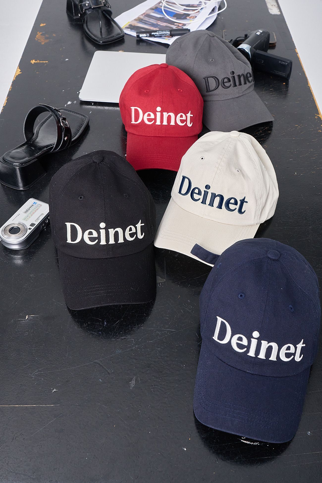 DEINET 經典Logo棒球帽 紅色 DMAW62ACP16