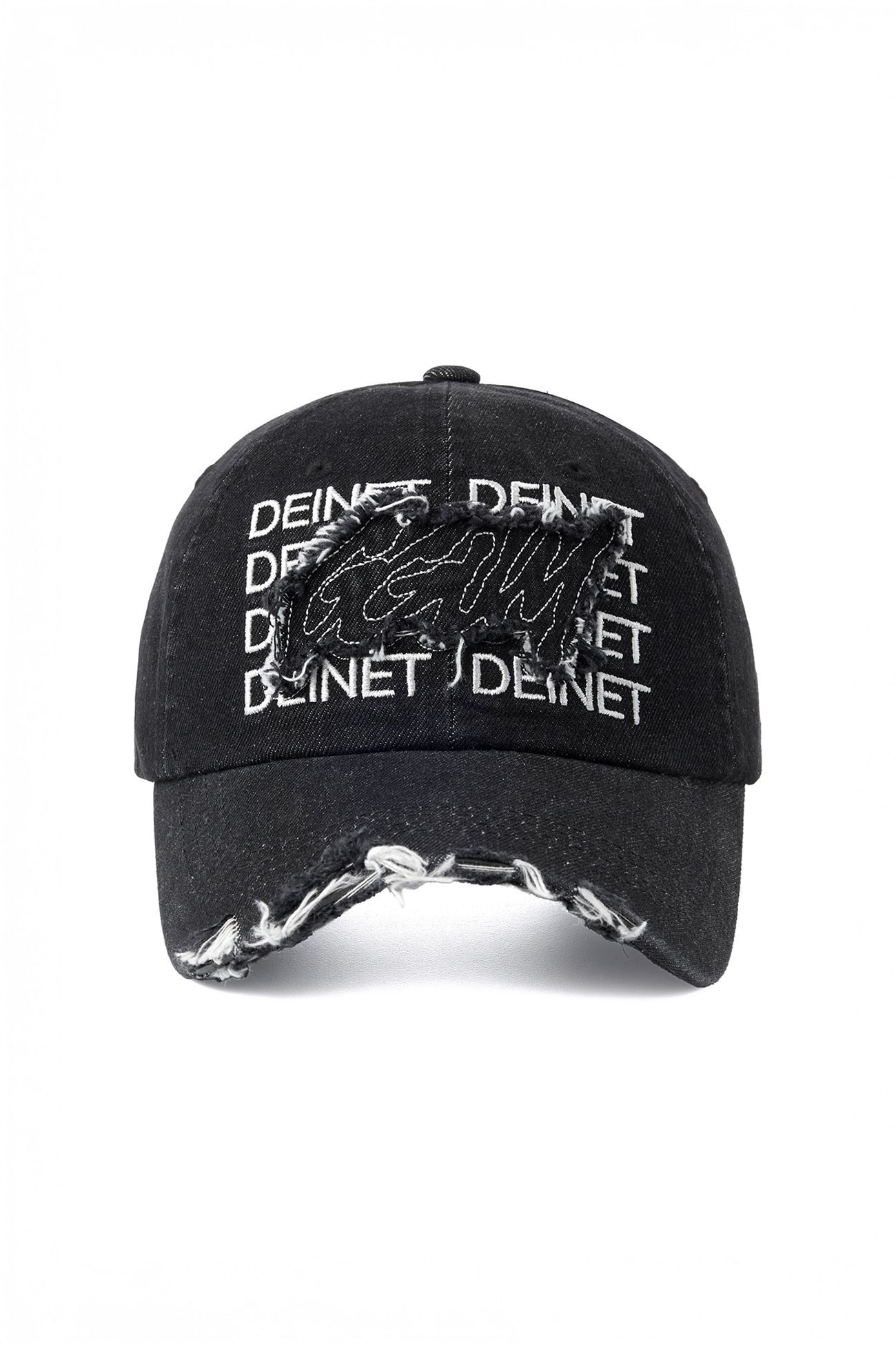 DEINET [GGUM X DEINET] 연준同款 棒球帽 黑色 TXTDS25BHW013BK0