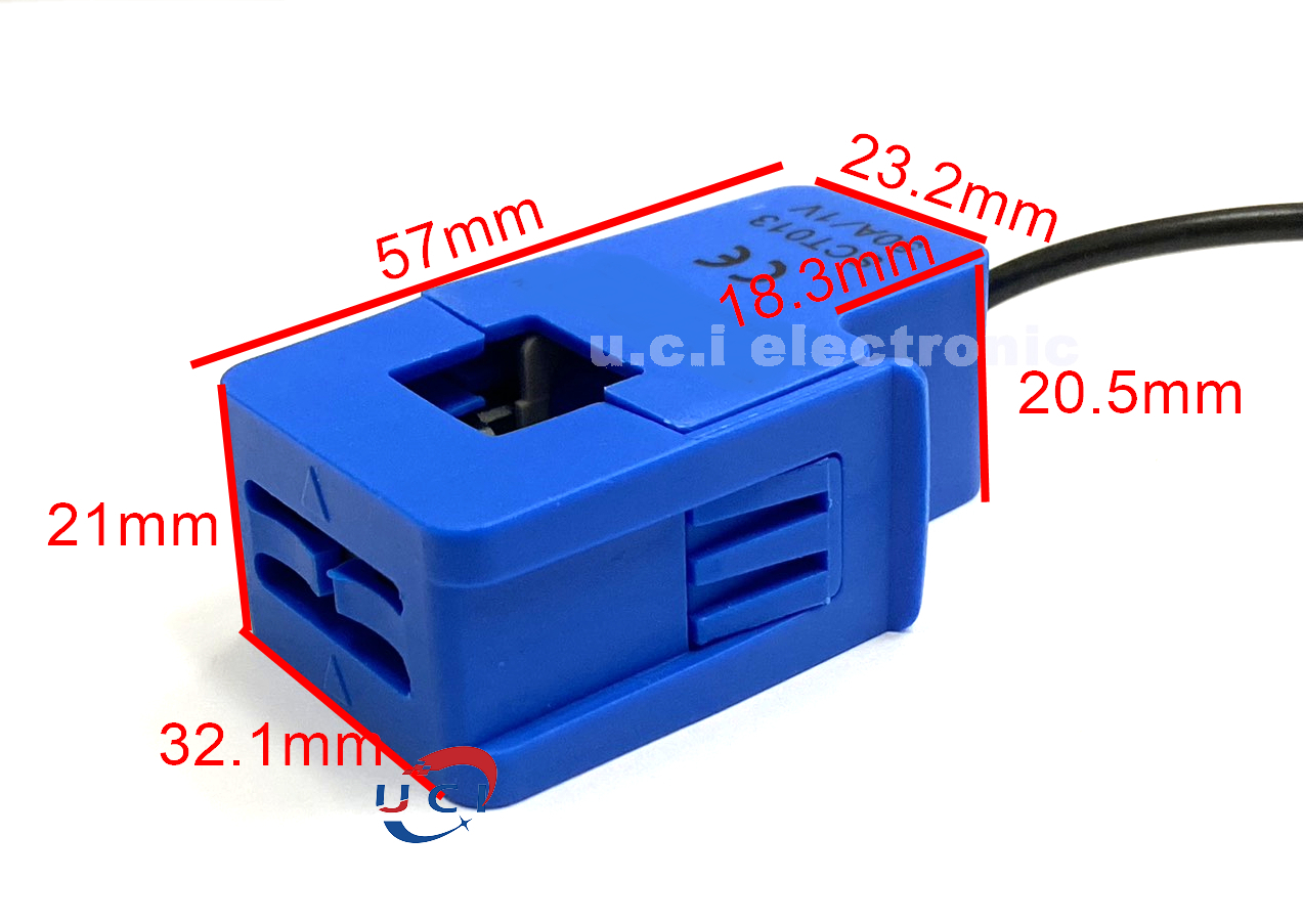 【UCI電子】(A-3) 電流互感器SCT-013-000 50A1V 開合式電流互感器SCT013000