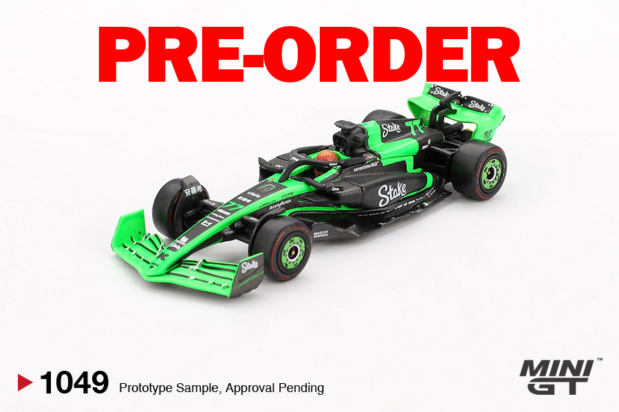[預訂] Mini GT #1049 薩伯車隊Kick Sauber C44 #77 Valtteri Bottas 2024 F1 中國站