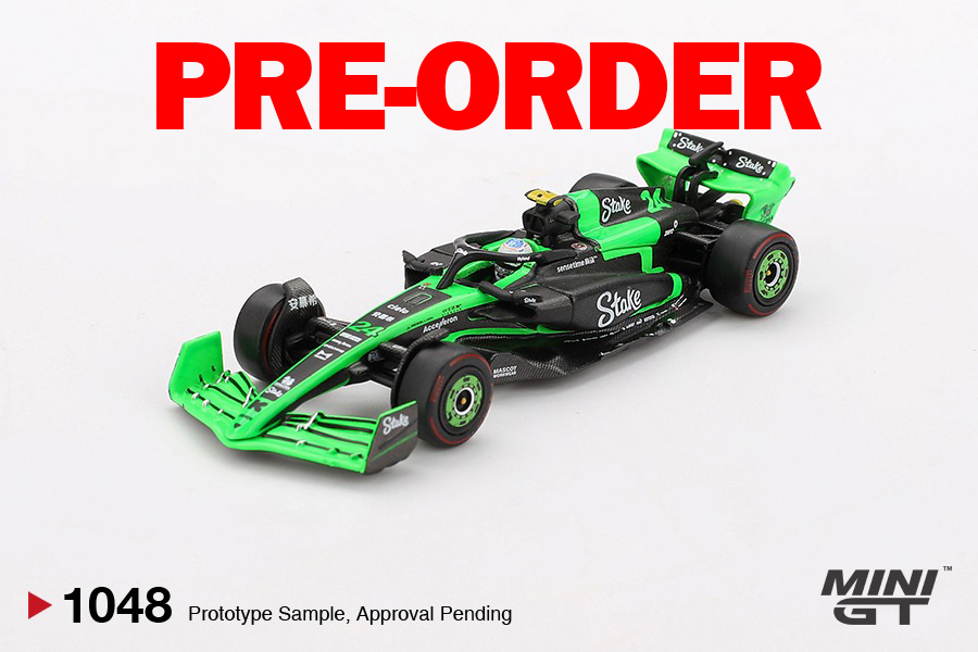 [預訂] Mini GT #1048 薩伯車隊Kick Sauber C44 #24 周冠宇 2024 F1 中國站