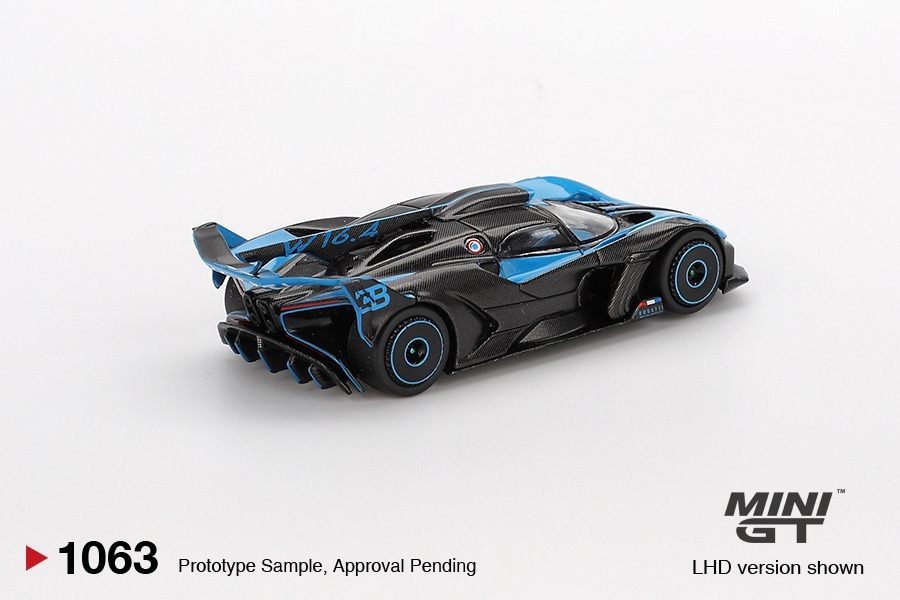 MINI GT 1/64 布加迪Bugatti Bolide 展示版合金模型車