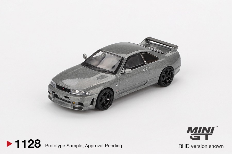 [預訂] Mini GT #1028 日產NISSAN Skyline GT-R 深金屬灰 (NISMO BCNR33 CRS)