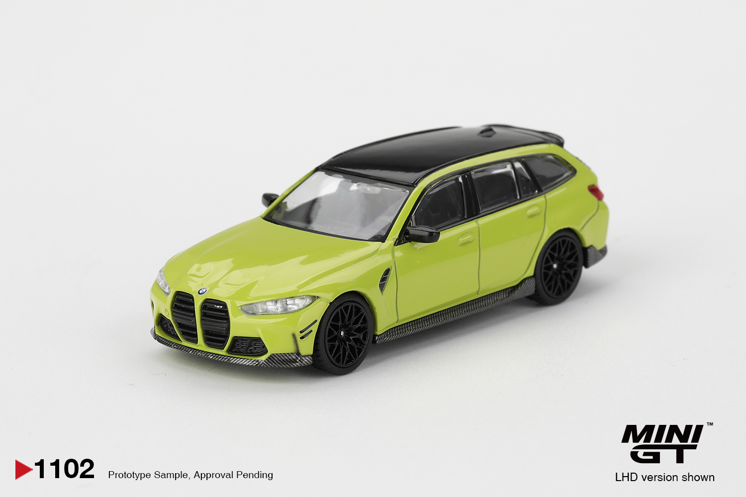 [預訂] MINI GT #1102 BMW M3 M Performance Touring Sao Paulo Yellow 左軚車