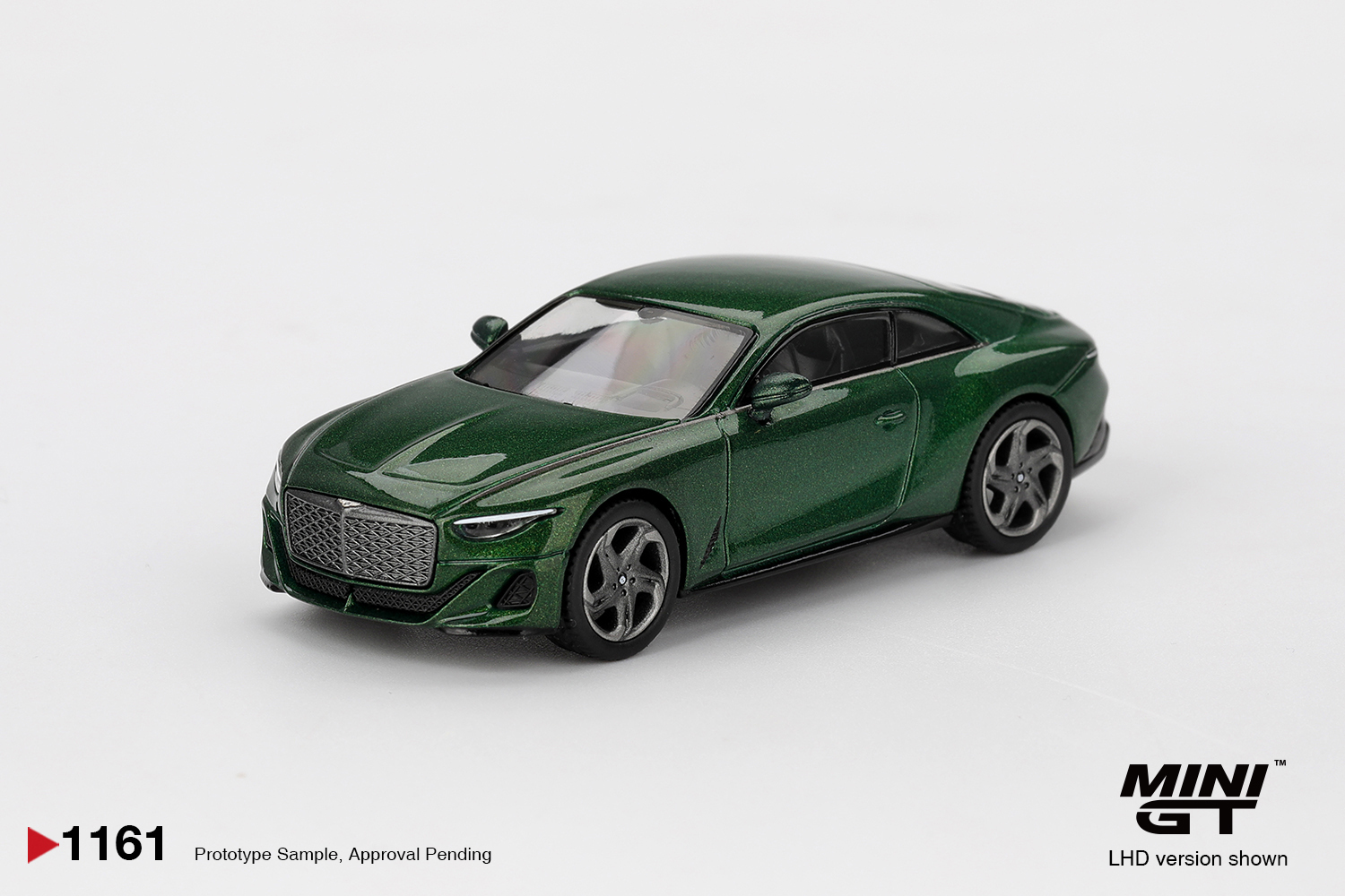 [預訂] MINI GT #1161 1/64 宾利Bentley Batur Scarab Green 合金模型車