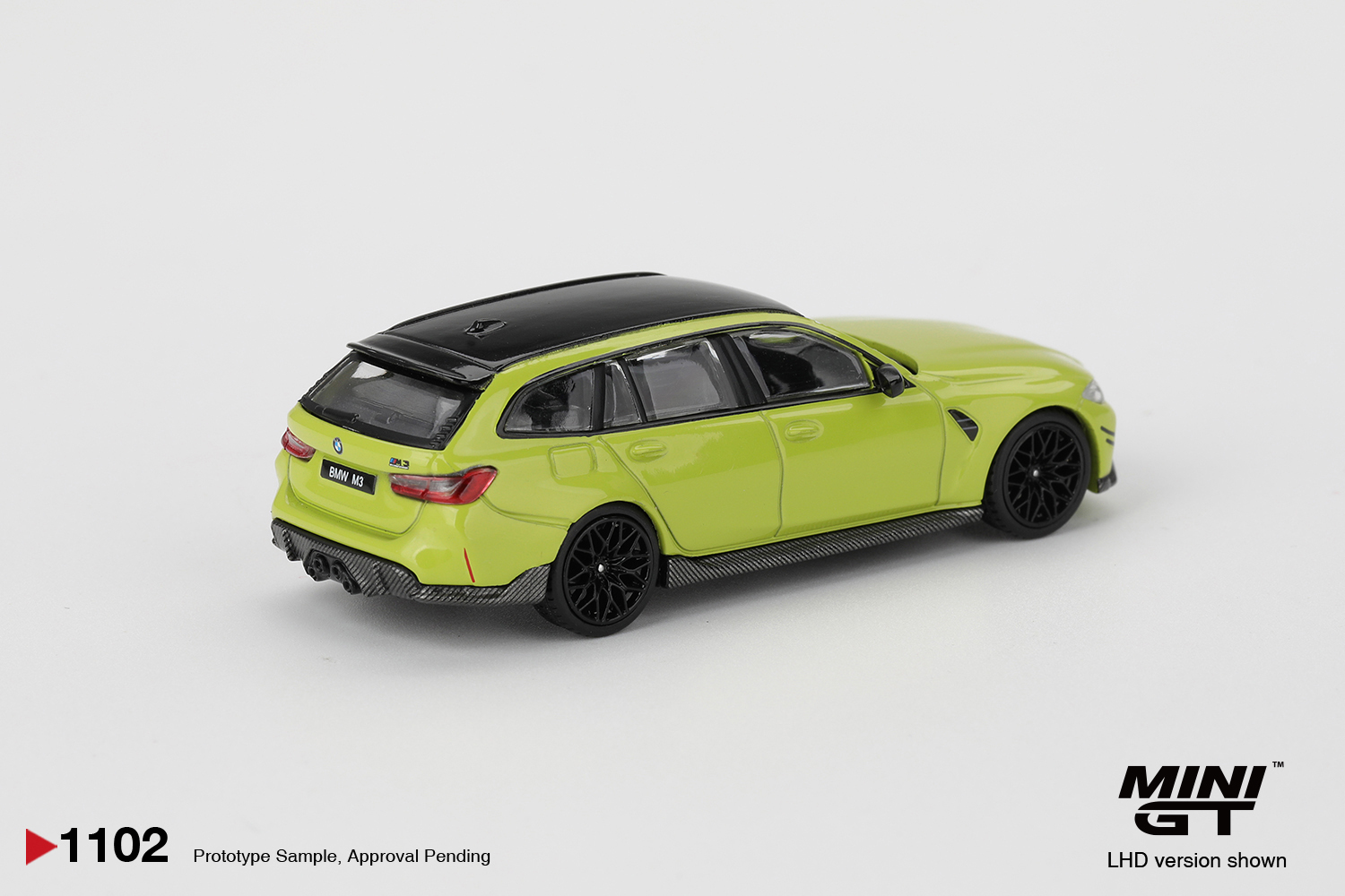 MINI GT #1102 BMW M3 M Performance Touring Sao Paulo Yellow 右軚車