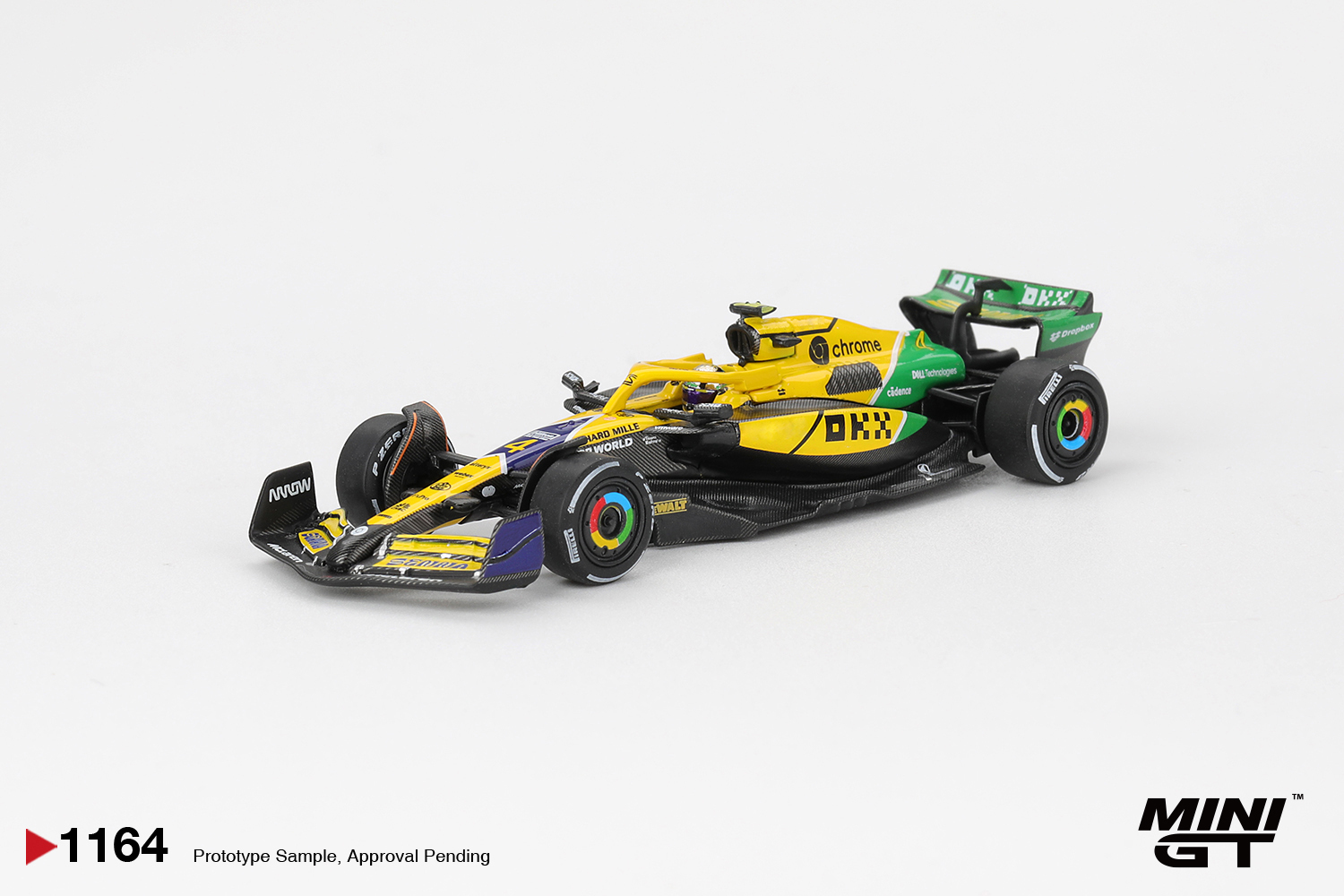 [預訂] MINI GT #1164 麥拿侖McLaren MCL38 #4盧卡·諾里斯 2024 F1 摩納哥站