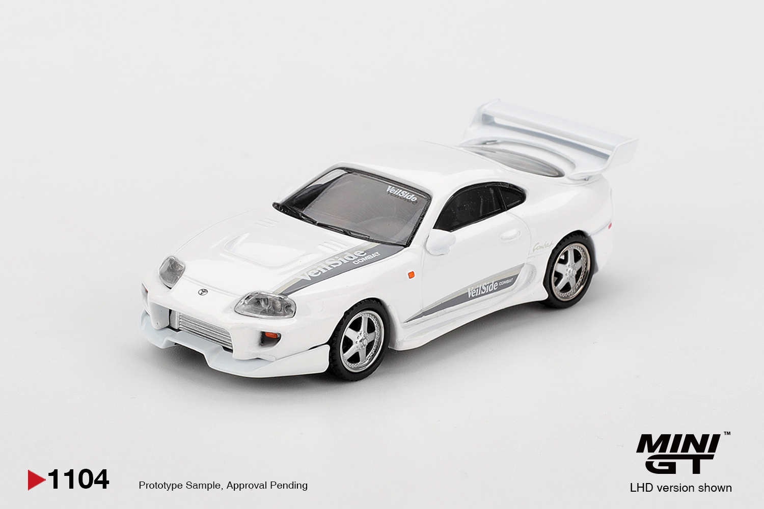 [預訂] MINI GT #1104 豐田 Toyota Supra VeilSide Combat V-I 白色 左軚模型車