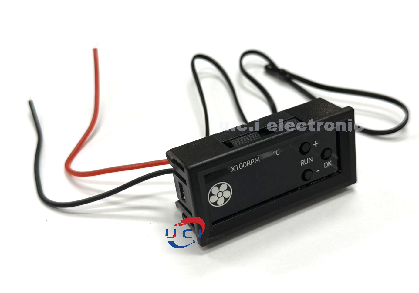 【UCI電子】(A-3) 4線PWM風扇溫控調速器12V3A溫度轉速數顯 主機殼伺服器降噪低溫關停