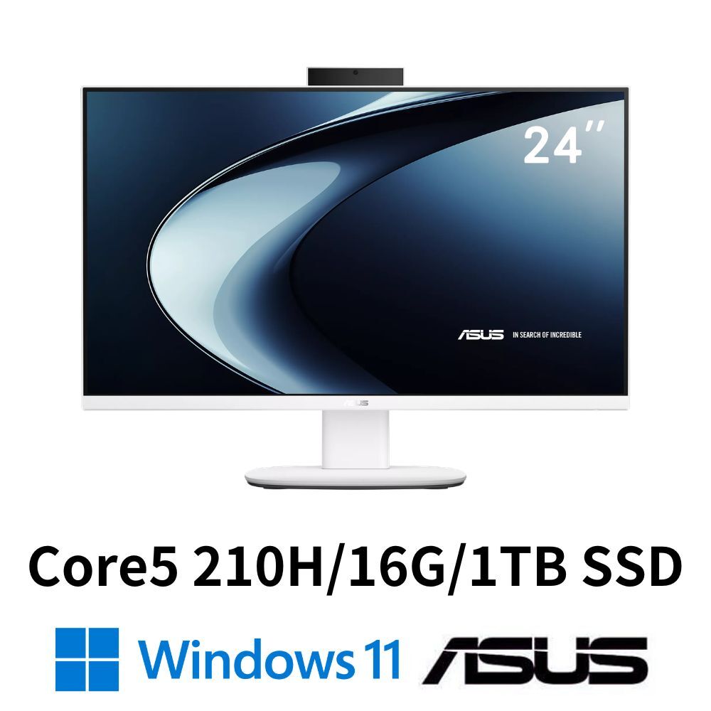 ASUS 華碩 V440VAK-210HWPC002W 24吋 AIO液晶電腦 Core5-210H/16GB/1TB/W11